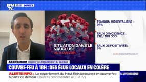 Couvre-feu à 18h: le député du Vaucluse Julien Aubert estime que "dans la ruralité, surtout en hiver, c'est moins impactant"