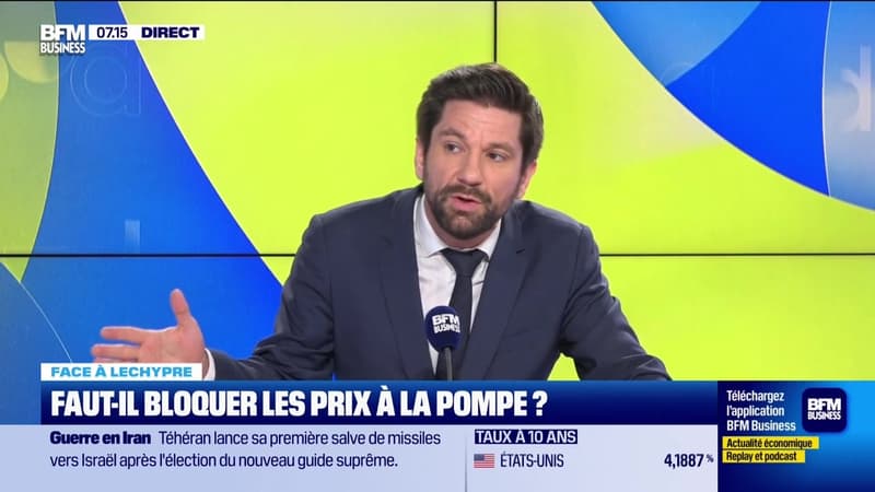 Emmanuel Lechypre face à Raphaël Legendre : Faut-il bloquer les prix à la pompe ? - 09/03