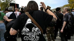 Manifestation contre l'interdiction des rave parties à Montpellier,  le 5 avril 2025 dans l'Hérault
