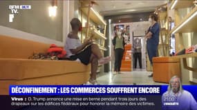 Les commerces ont du mal à voir leurs activités redémarrer malgré le déconfinement