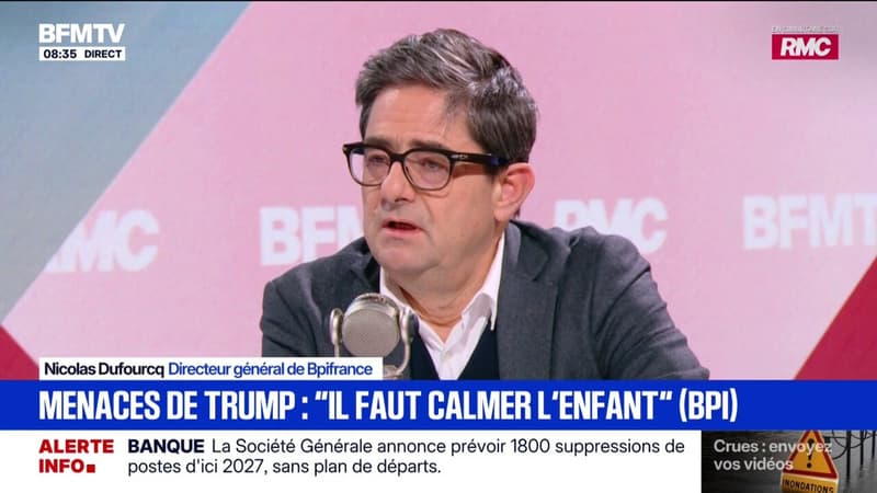 "Le patriotisme économique est indispensable", déclare Nicolas Dufourcq, directeur général de Bpifrance