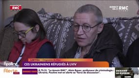 Nos reporters RMC ont rencontré une famille ukrainienne réfugiée à Lviv
