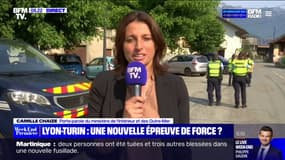 Lyon-Turin: "Environ 2000 personnes" sont venues manifester, selon Camille Chaize, porte-parole du ministère de l'Intérieur et des Outre-mer
