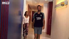 Messi de retour à l'entraînement avec le Barça