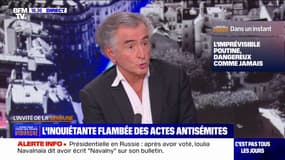 Antisémitisme: "Il n'y a pas la mobilisation qu'il faudrait", affirme Bernard-Henri Lévy