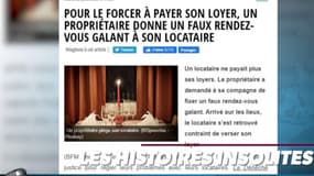 Pour l'obliger à payer le loyer un propriétaire invite son locataire... à un faux rendez-vous galant