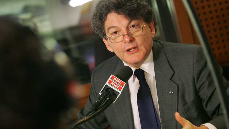 Thierry Breton, ancien ministre de l'Economie et actuel PDG d'Atos Origin, invité sur RMC ce mercredi.