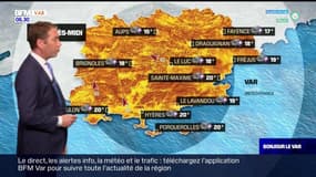 Météo Var: temps perturbé et températures en baisse ce jeudi