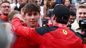 Arthur Leclerc et Charles Leclerc en 2023