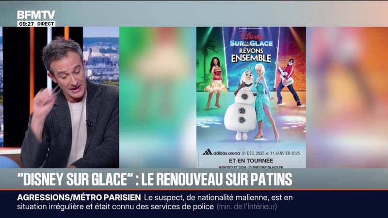 "Disney sur Glace" débarque à l'Adidas Arena le 31 décembre