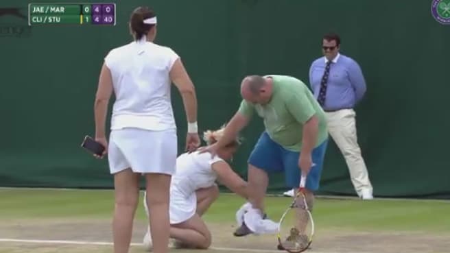 Kim Clijsters en action