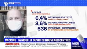 Laurent Touvet (préfet de Moselle): "En deux semaines, nous allons passer de 10 à 15 centres de vaccination"