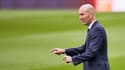 Zinedine Zidane lors d'un match du Real Madrid