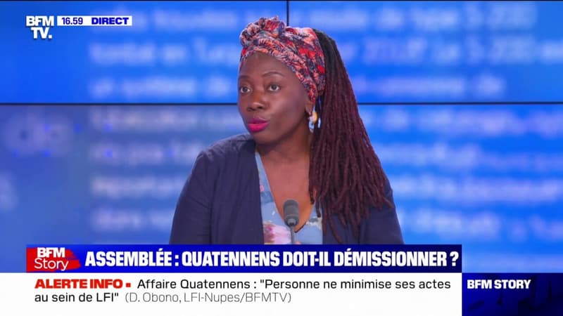 Danièle Obono, sur l'affaire Quatennens: 