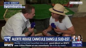 Ce commerçant de Carpentras n'arrive pas à faire face à la canicule