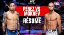 Résumé UFC : Mokaev domine Perez et réclame sa chance pour le titre de Pantoja