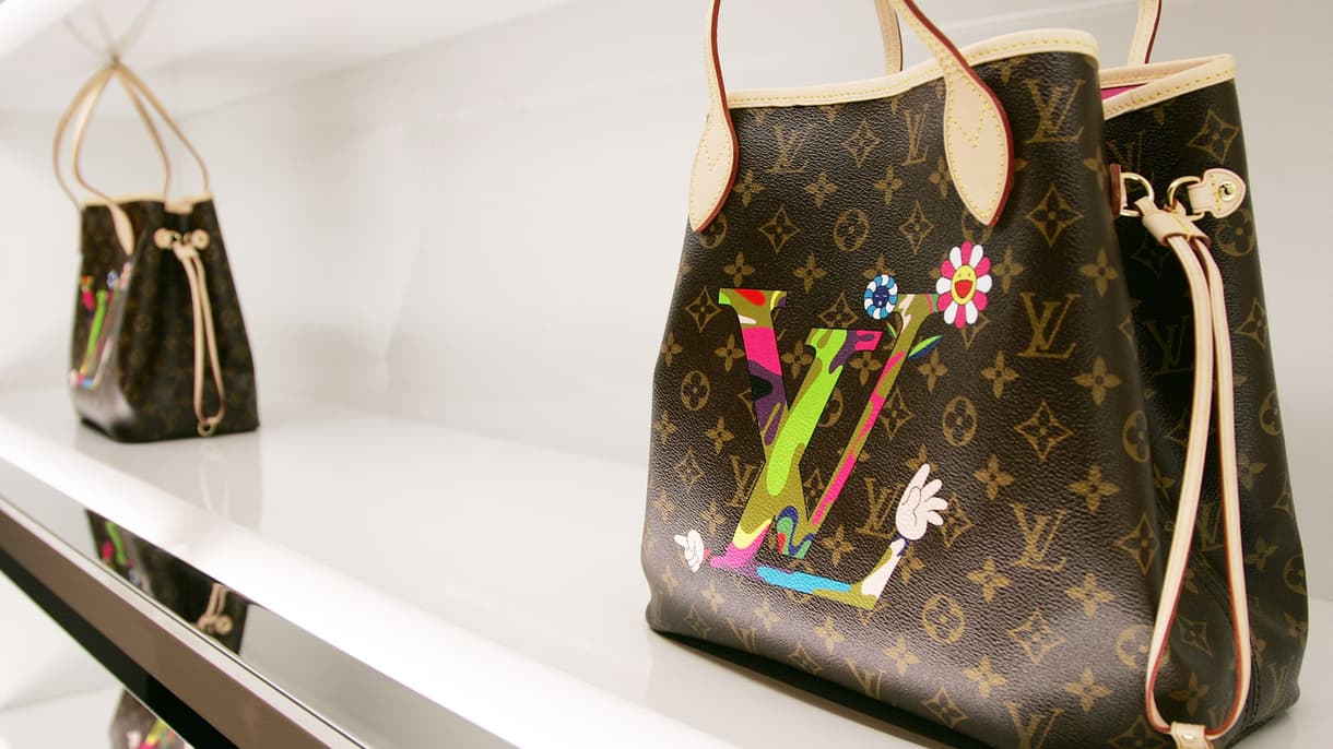 Exposition des sacs Louis Vuitton x Murakami au MOCA Los Angeles en 2007
