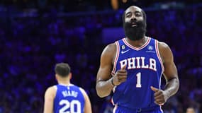 James Harden avec le maillot des Philadelphie Sixers, le 7 mai 2023