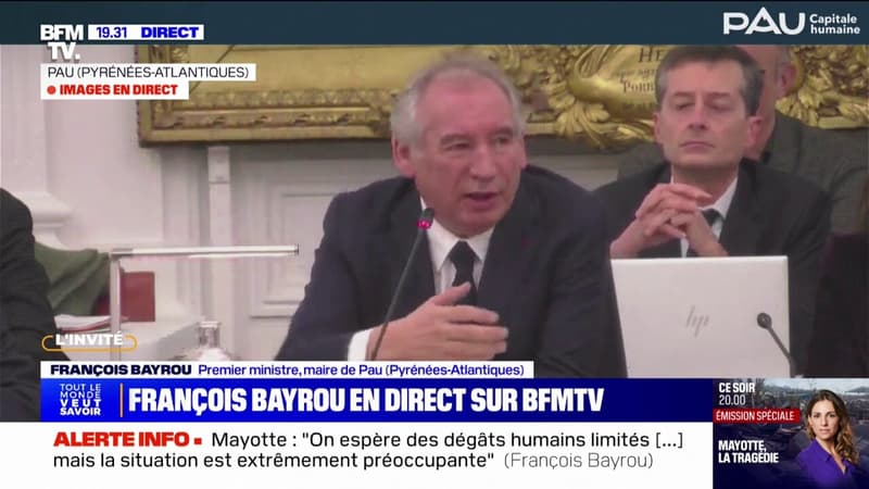 Mayotte: François Bayrou fait voter une subvention de 25.000 euros par le conseil municipal de Pau