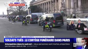 Soldats tués: le cortège funéraire dans Paris - 02/12