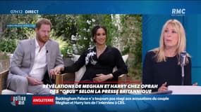 "Ce qu'a dit le couple est extrêmement grave, et on sait que c'est vrai"  Les accusations de Meghan et Harry plongent la monarchie britannique dans une nouvelle crise, la rédactrice en chef du magazine Voici Marion Alombert réagit