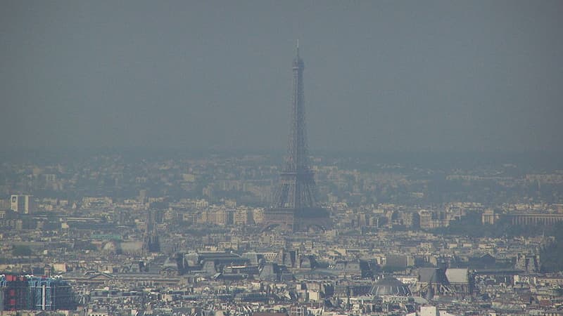 Paris, fortement touchée par la pollution atmosphérique