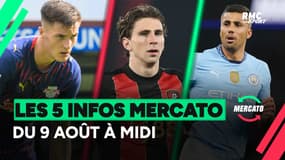 Sesko, Zabarnyi, Rodri... les 5 infos mercato du 9 août à midi