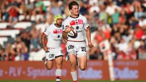 Pierre-Louis Barassi lors d'un match Toulon-Lyon, le 7 septembre 2019