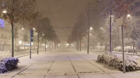 Grenoble sous la neige ce dimanche