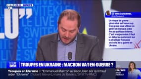 Les personnalités politiques réagissent aux propos d'Emmanuel Macron qui "n'exclut pas" l'envoi de troupes en Ukraine