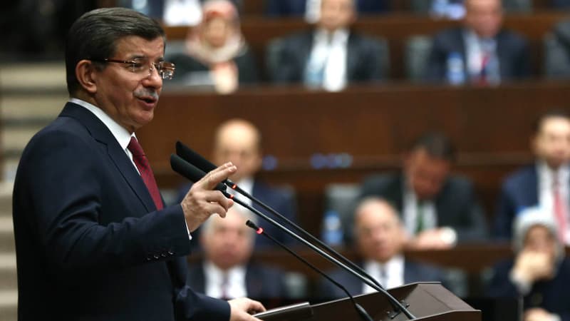 Le Premier ministre turc, Ahmet Davutoglu, le 9 février 2016.