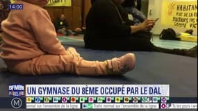 Un gymnase près de l'Elysée occupé par des mal-logés