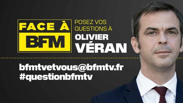 Olivier Véran est l'invité de "Face à BFM", le 8 octobre 2020 à 20h50. Olivier Véran est l'invité de "Face à BFM", le 8 octobre 2020 à 20h50.