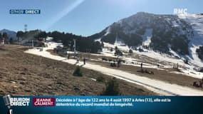 "On a fait un bonhomme de terre", la neige manque dans les Pyrénées