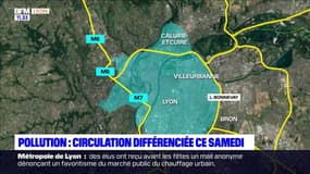 Pollution: circulation différenciée ce samedi dans l'agglomération lyonnaise