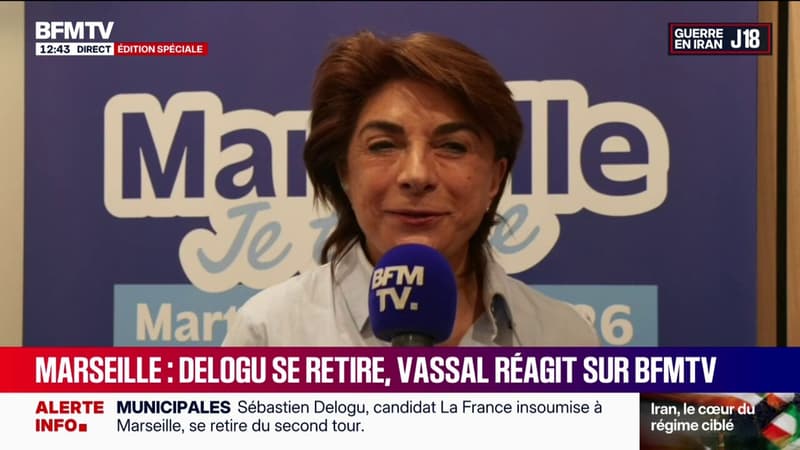 Municipales à Marseille: malgré le retrait de Sébastien Delogu (LFI), la candidate LR Martine Vassal maintient sa liste