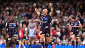 Maxime Lucu lors de la finale de Champions Cup entre l'UBB et Northampton, le 24 mai 2025.