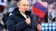 Le président russe Vladimir Poutine au stade Luz