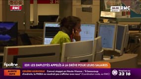 EDF : les employés appelées à la grève pour leurs salaires