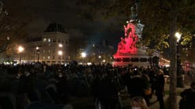 500 tentes ont été déployées par des associations sur la place de la République le 23 novembre pour sensibiliser sur les conditions de vie des migrants. 