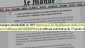 Selon Le Monde, le parquet général donnait "régulièrement" des nouvelles de l'enquête sur le financement libyen de la campagne de Nicolas Sarkozy.