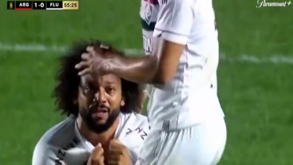 Marcelo avec Fluminense en Copa Libertadores, le 2 août 2023 Marcelo avec Fluminense en Copa Libertadores, le 2 août 2023
