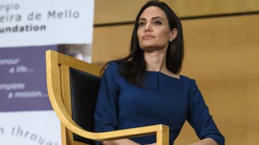 Angelina Jolie à Genève, le 15 mars 2017