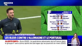 Hugo Lloris sur le tirage de l'Euro 2020 : "Ce sera un sacré défi aussi pour les Portugais et les Allemands"