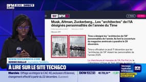 À lire sur le site Tech&Co : Musk, Altman, Zuckerberg... Les "architectes de l'IA" désignés personnalités de l'année du Time, par Kesso Diallo - 11/12