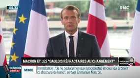 Président Magnien ! : Macron et les "Gaulois réfractaires au changement" – 30/08