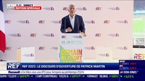 REF 2023 : discours d'ouverture de Patrick Martin