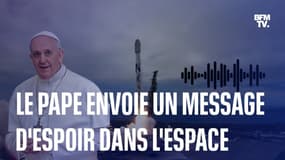 Un message du pape, gravé sur un nanolivre, a été envoyé dans l’espace 