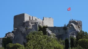 Le château des Baux-de-Provence.