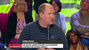 "La mobilisation est en train de se reformer, parce que les réponses d'@EmmanuelMacron ont fait trop d'exclus dans les rangs des #GiletsJaunes" Didier Giraud  #GGRMC 